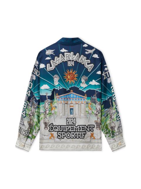 CASABLANCA Le Temple Du Sport Silk Shirt | Casablanca Paris