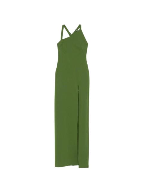 THE ATTICO The Attico Asymmetric-neck Maxi Dress