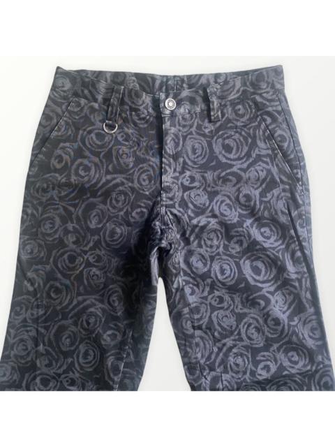Jean Paul Gaultier Homme Object Stretch Rose Bootcut Pants
