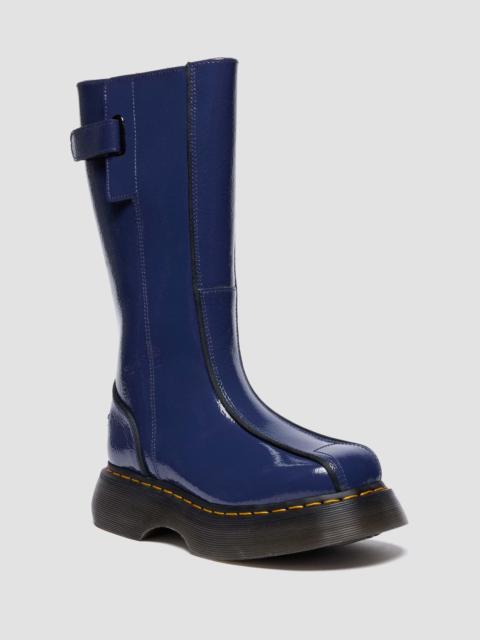 Dr. Martens BUZZ HI Tall Distressed Patent Leather Boots