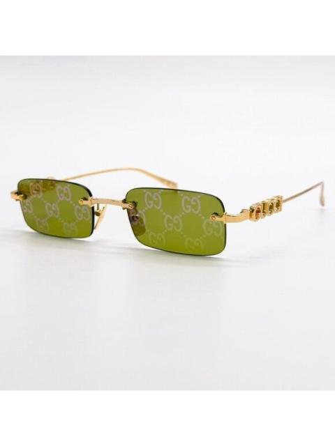 GUCCI NEW GUCCI GG1808S 002 SUNGLASSES GOLD UNISEX SUNGLASSES