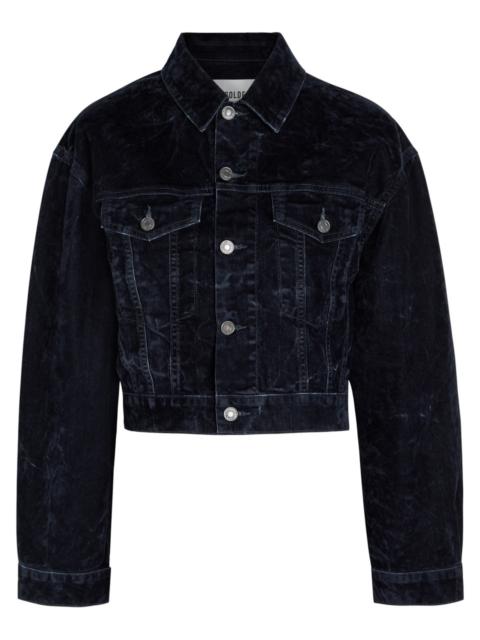 AGOLDE Agolde Radley Cropped Velvet Jacket