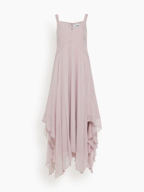 Saint Art Riley Handkerchief Dress in Dusty Pink