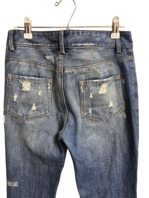 Ksubi Tsubi Ksubi MIA Distressed Low-Rise Jeans 25