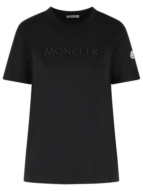 Moncler Moncler Black Cotton T-Shirt Women
