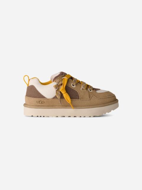 UGG ® Men's Lo Lowmel Suede/Recycled Materials/Textile Shoes in Mustard Seed/Summer Wheat