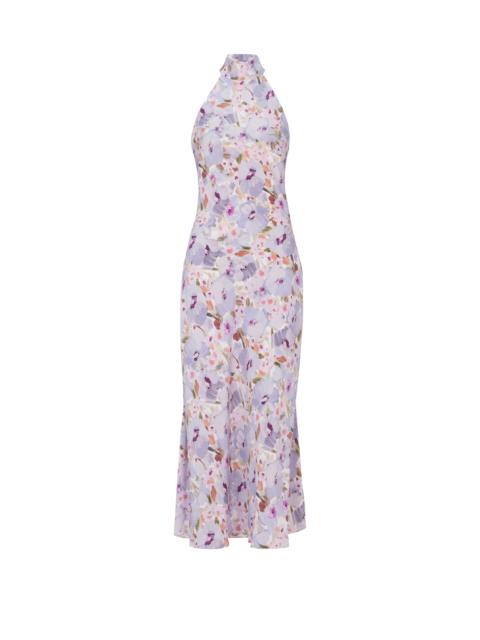 Balmain Printed Poppy Flower dress