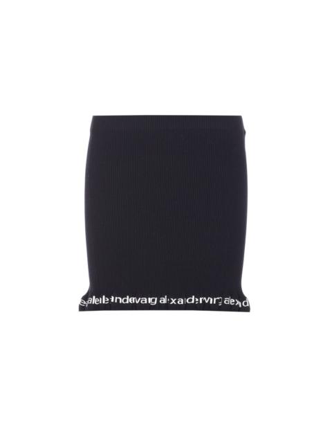 Alexander Wang Alexander Wang Women Logo Mini Skirt