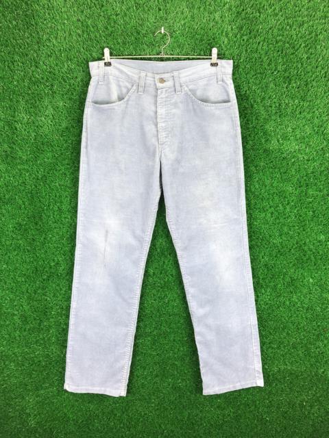 Other Designers Vintage - Vintage 80's Levis White Tab Corduroy Light Blue Pants