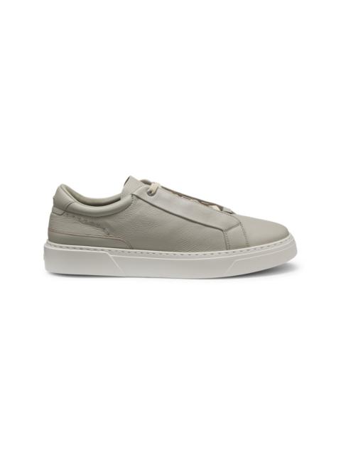 BOSS GARY GRAINED-LEATHER TRAINERS WITH XL EXTRALIGHT® OUTSOLE