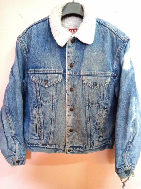 Levi's 90s Levi's San Francisco Sherpa Denim jacket Distressed