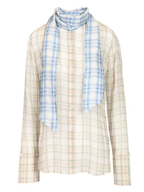 Acne Studios Acne Studios Women Silk Blouse With Scarf