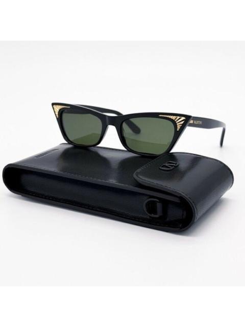 Valentino NEW VALENTINO SUNGLASSES VLS-175A BLACK/GREEN CAT EYE WOMEN