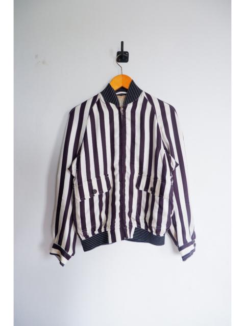 Other Designers Haversacks Silk Stripes Bomber Jacket