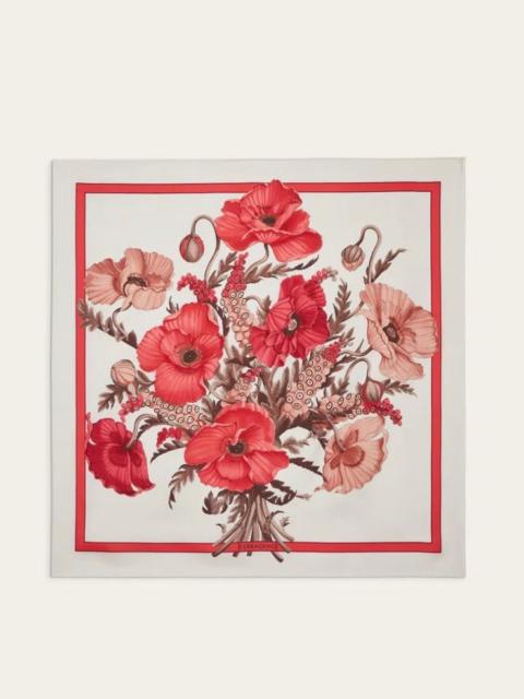 FERRAGAMO Ferragamo Poppies Print Silk