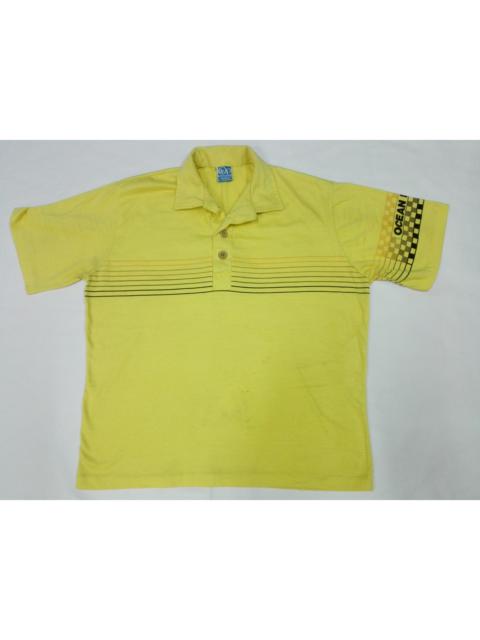 Other Designers Vintage - OP OCEAN PACIFIC SUNWEAR STRIPED POLO Vintage