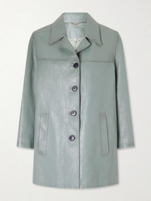 Chloé Paneled Leather Jacket