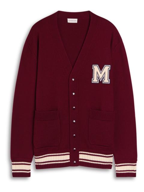 Moncler Moncler Appliquéd Wool Cardigan