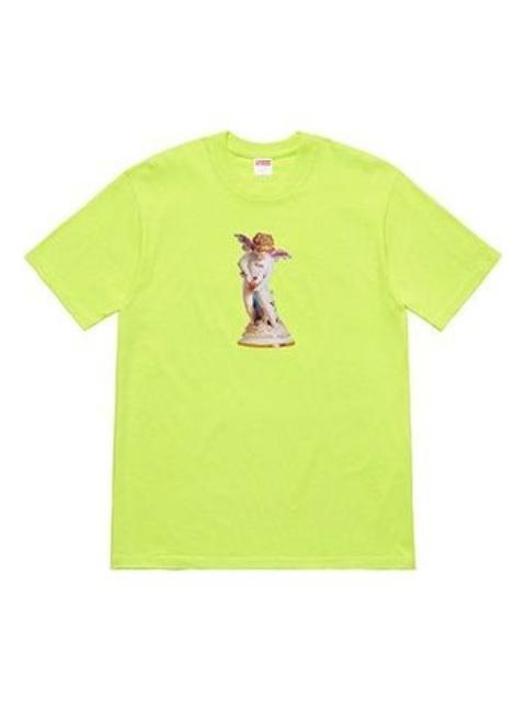 Supreme Supreme SS19 Cupid Tee NeonGreen Angel Printing Short Sleeve Unisex Red Green SUP-SS19-690