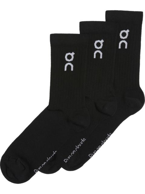 On On Unisex Logo Crew Socks - 3 Pack