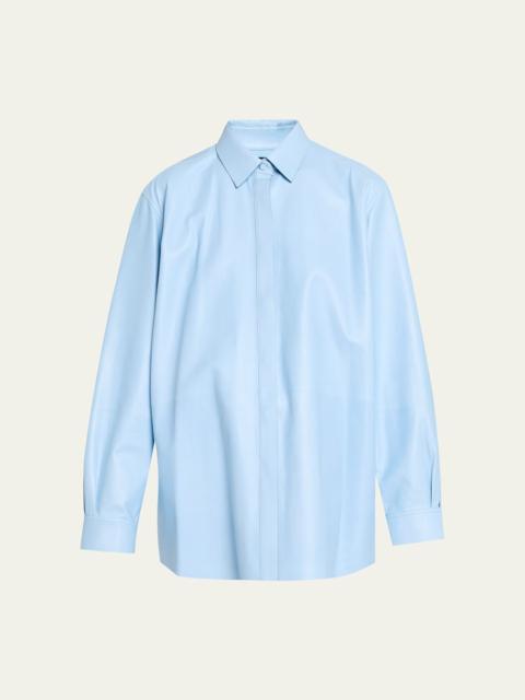 TOM FORD Leather Shirt Jacket