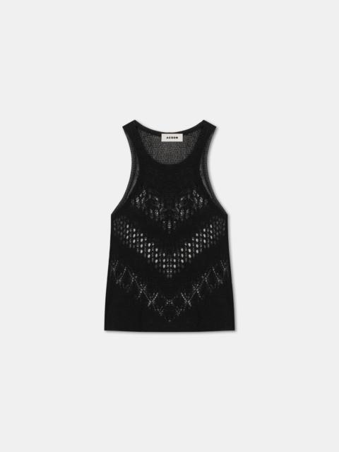 AERON KISMET
Lace knit top