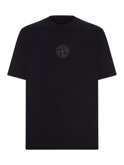 Stone Island Stone Island Men T-Shirt With Compass Logo Print