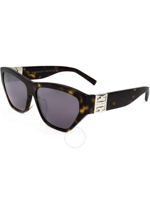 Givenchy Smoke Mirror Cat Eye Ladies Sunglasses GV40045F 52C 59