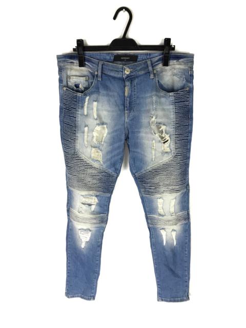 Other Designers Represent Clo. - Represent Biker Jeans Destroy Distressed Denim