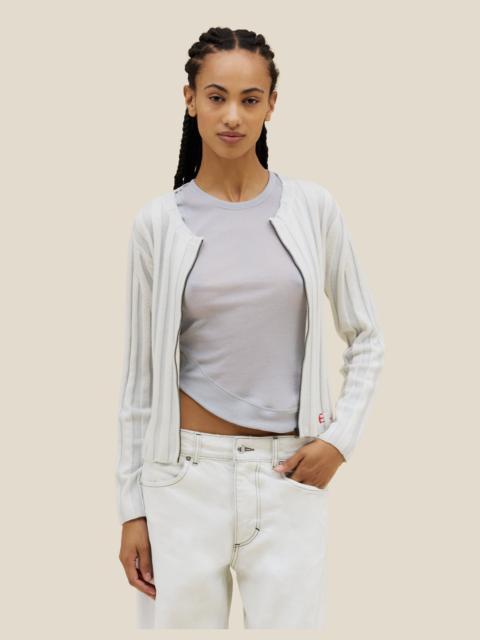 ECKHAUS LATTA KEYBOARD ZIP CARDIGAN