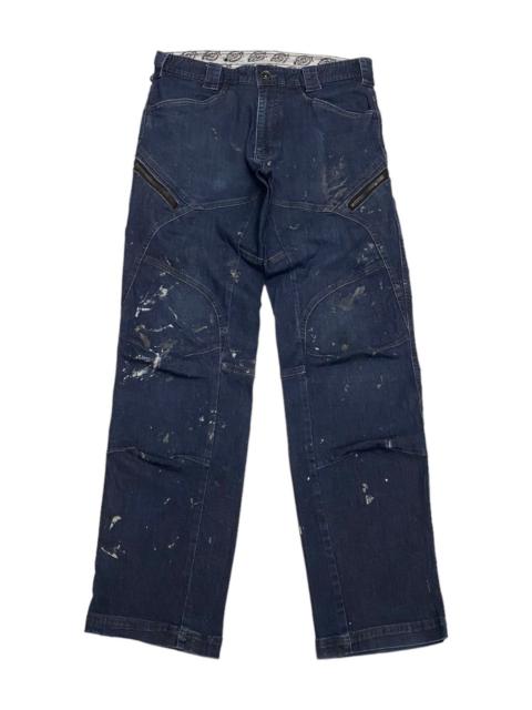 Other Designers RARE🔥VINTAGE DICKIES PAINT SPLASH ZIPPER POCKET DENIM JEANS