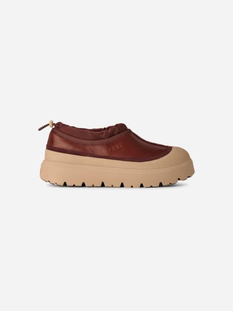 UGG ® Men's Tasman Weather Hybrid Leather Shoes in Cordovan/White Pepper
