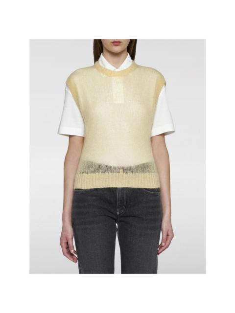 Brunello Cucinelli Brunello Cucinelli Wolight Yellow Wool Sweater