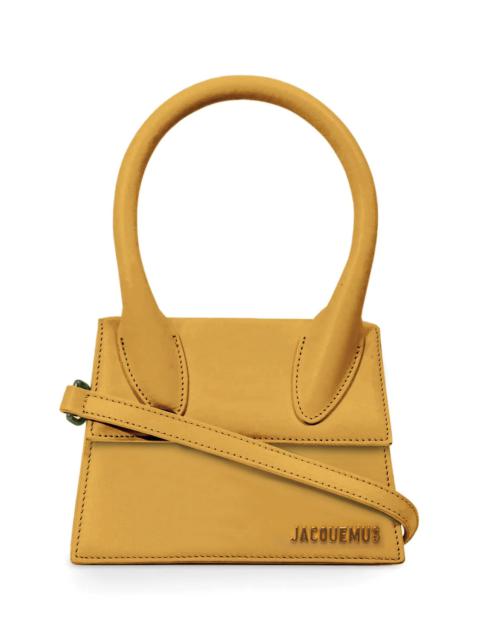 Jacquemus Chiquito Bag In Yellow Suede. Comes with receipt and dust bag.