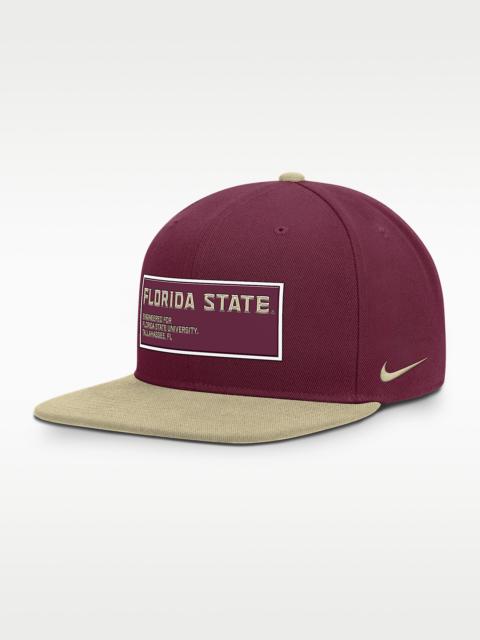 Nike Florida State On-Field Pro Men's Nike Dri-FIT College Adjustable Hat