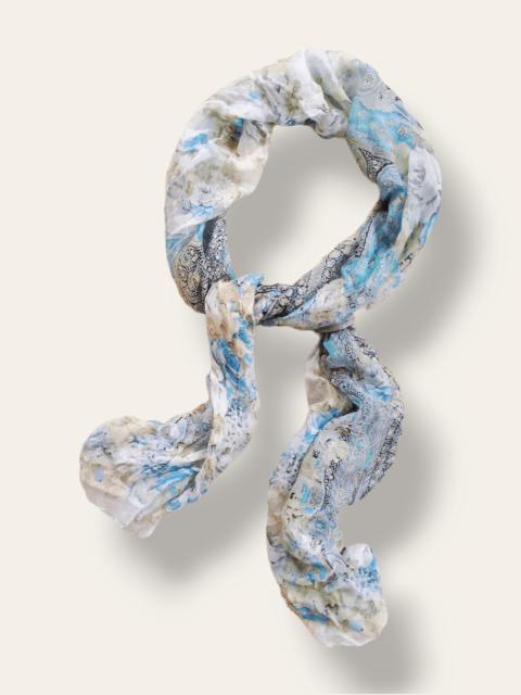 Other Designers Archival Clothing - FRAAS Multicolour Smooth Floral Made in Italy Shawl Scarf