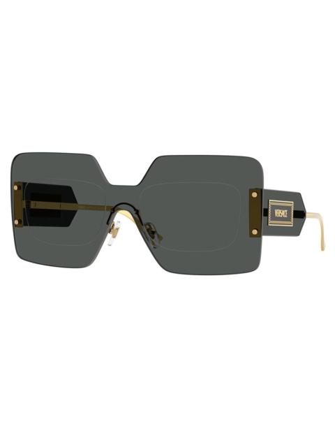 VERSACE Versace Grey Shield Ladies Sunglasses VE2277 100287 142
