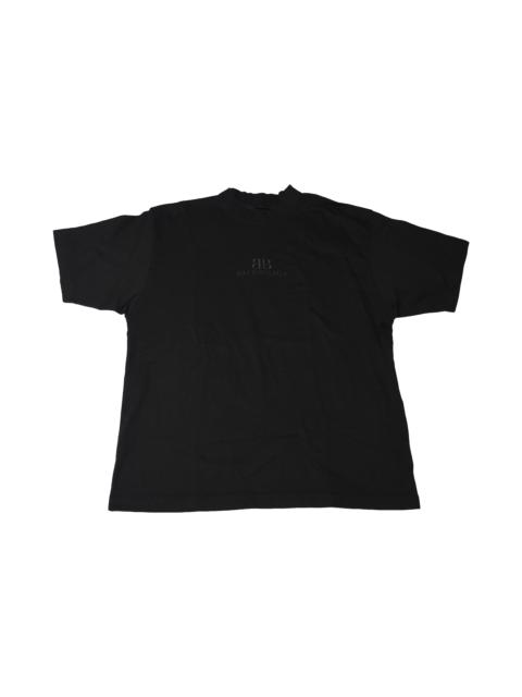 BALENCIAGA Balenciaga BB Classic Vintage T-Shirts Washed Black
