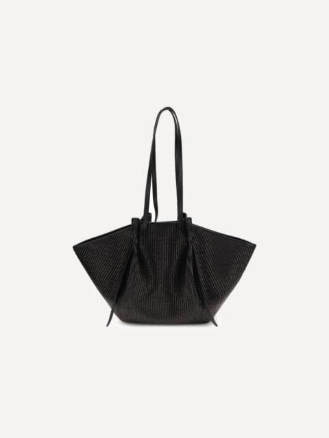 Yuzefi Large raffia Mochi Shoulder Bag