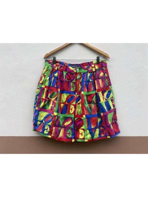 VERSACE 1995 Archival Jeans Couture Spring Collection LOVE Short