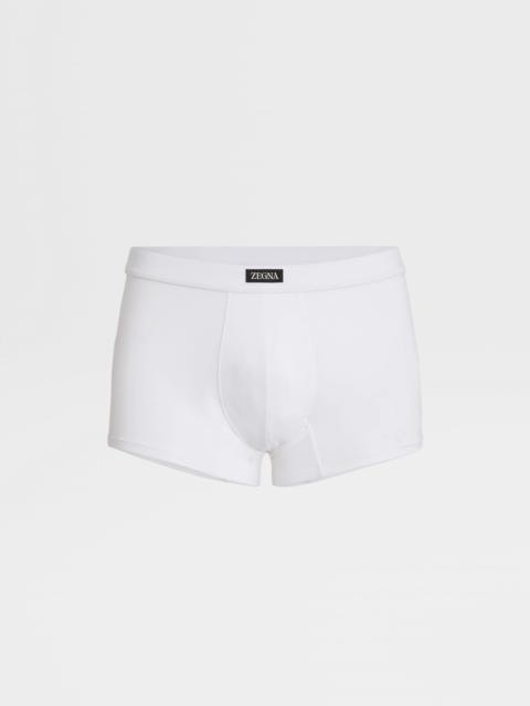 ZEGNA WHITE STRETCH MODAL TRUNKS
