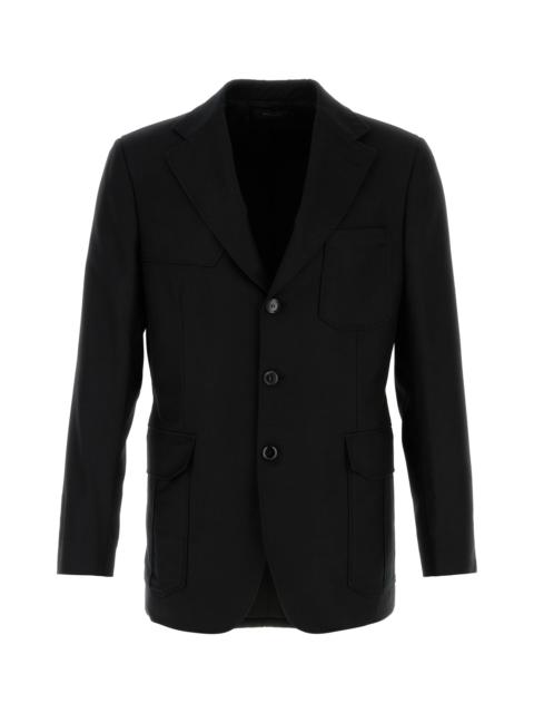 Brioni Black wool blazer