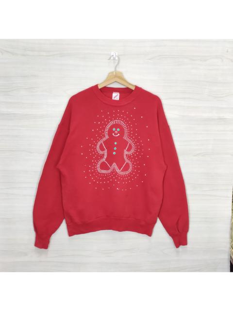 Other Designers Jerzees × Vintage - Vintage Gingerbread man Crewneck