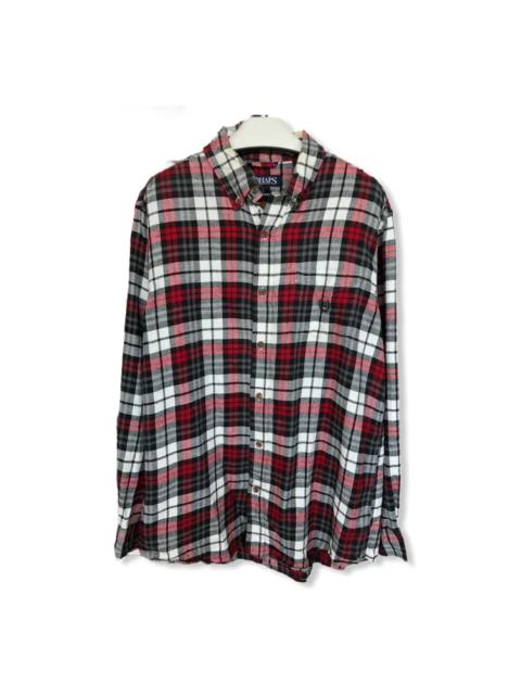 Other Designers Chaps - Chaps Checked Plaid Tartan Flannel Shirt 👕