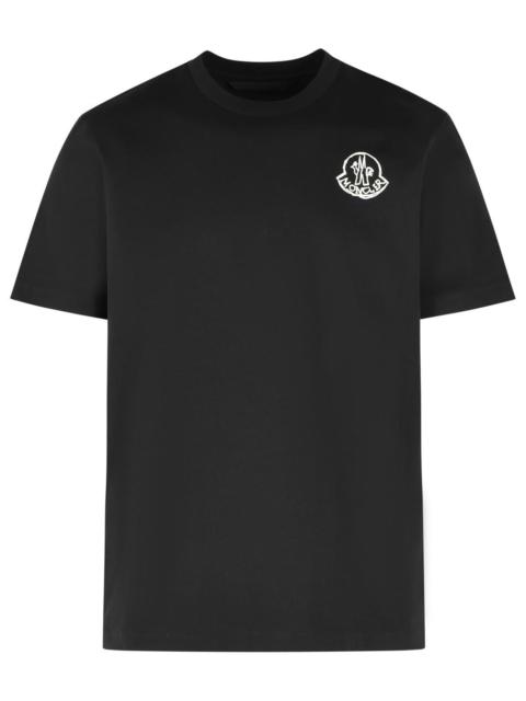 Moncler Moncler Black Cotton T-Shirt Men
