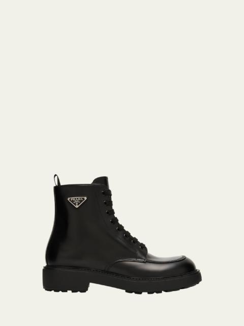 Men's Leather Combat Boots