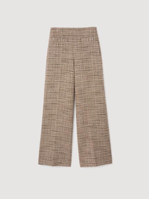 Sandro DECORATIVE TWEED TROUSERS