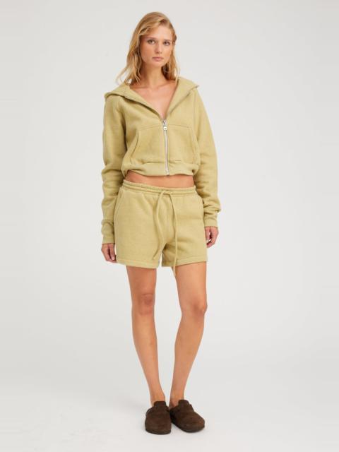 SPRWMN PISTACHIO MELANGE SWEATSHORTS