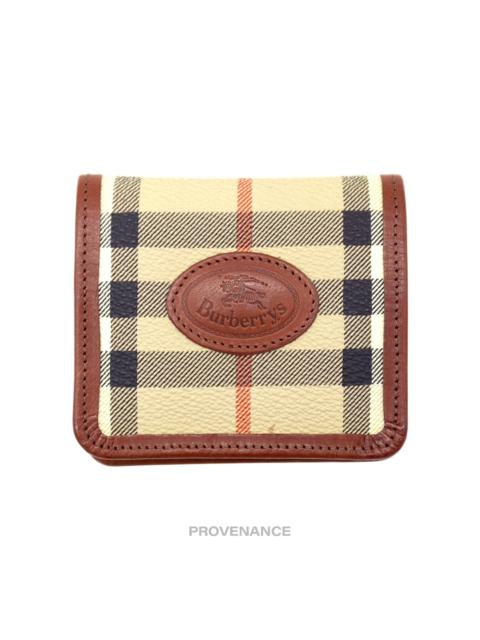 Burberry Vintage Golf Tee Wallet - Nova Haymarket Check