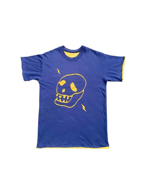 Other Designers Vintage Double Layer Reversible Skull Tshirt